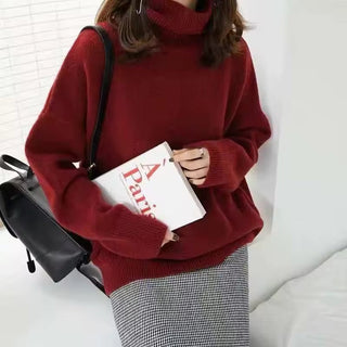 Elena - Jersey de cuello alto elegante