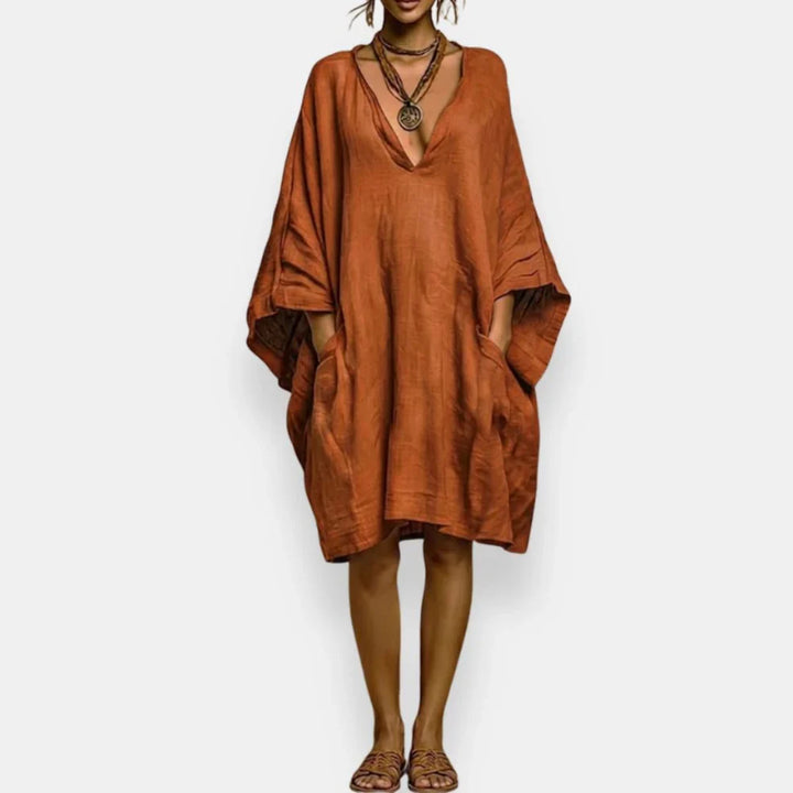 Casiana - Vestido oversize con escote