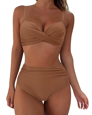 Alma – Bikini Elegante de Cintura Alta