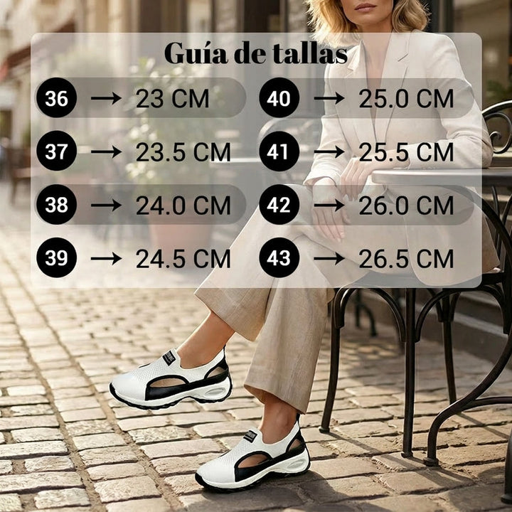Aroa - Zapatillas transpirables con cámara de aire