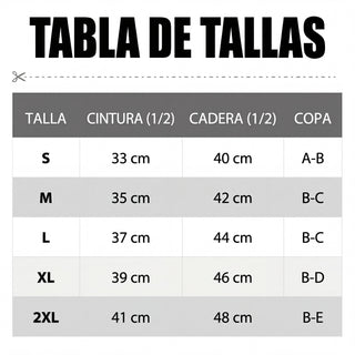 Sara - Bikini con falda de cintura alta y efecto moldeador