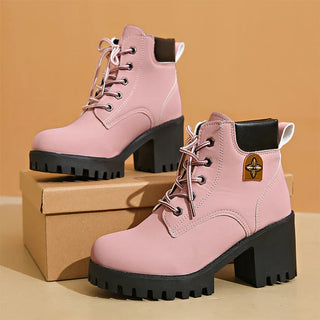 Emma | Botines de tacón con plataforma