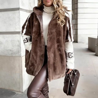 Ainoa - Chaqueta casual con capucha y cremallera